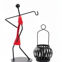 Подсвечник &laquo;Абориген тишины&raquo;, d=4 см, 17&times;9&times;24 см
