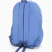 Рюкзак школьный на молнии, с карманами, с принтом, размер 30&times;12.5&times;44 см, синий