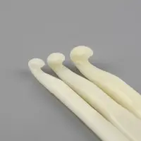 Набор крючков для вязания, d=7/8/9 мм, 14 см, 3 шт., белый