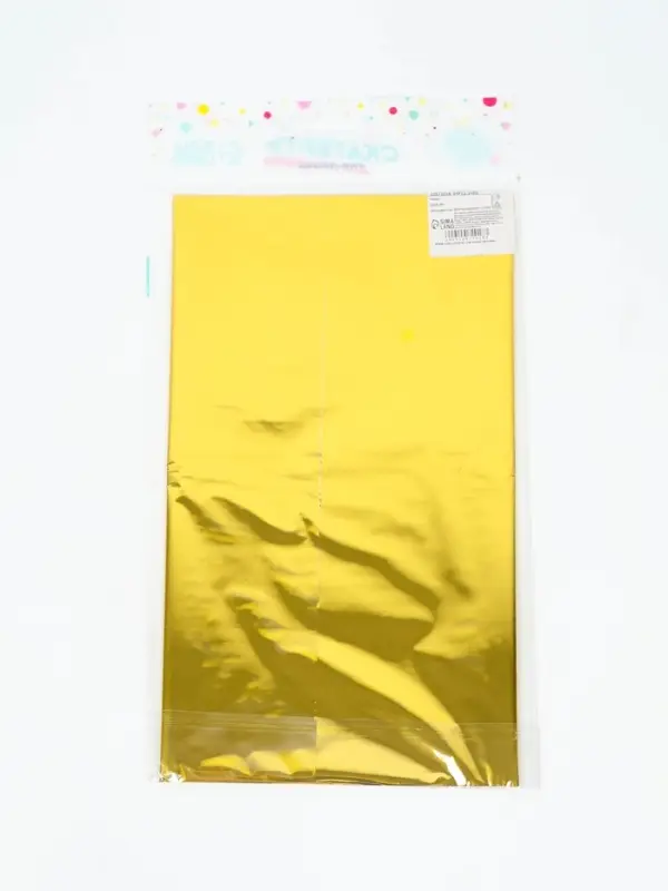 Скатерть "Золото"фольга 137х183 см