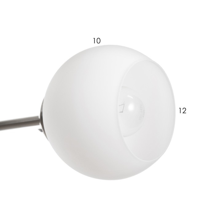 Люстра потолочная Виола 6х40Вт Е27 Хром 64x64x19 см Люстра потолочная Виола 6х40Вт Е27 Хром 64x64x19 см