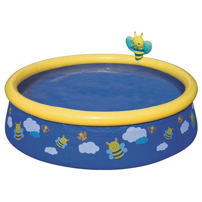 Бассейн Fast Set,152 x 38 см, с распылителем, от 2 лет, цвет МИКС, 57326 Bestway Бассейн Fast Set,152 x 38 см, с распылителем, от 2 лет, цвет МИКС, 57326 Bestway