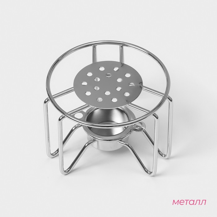 Подставка для чайника со свечкой Доляна «Романтика», 11,5×11,5×9 см Подставка для чайника со свечкой Доляна «Романтика», 11,5×11,5×9 см