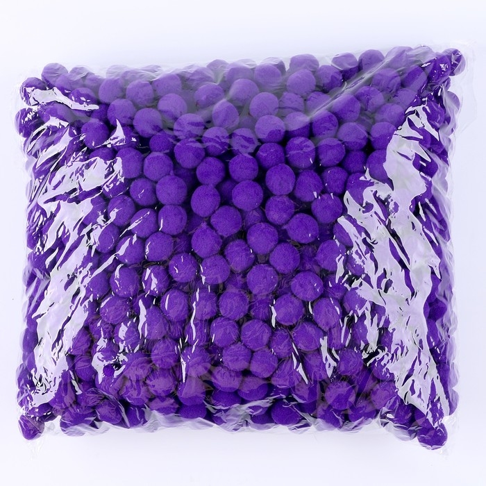 Набор деталей для декора &laquo;Бомбошки&raquo;, набор 1000 шт., размер 1 шт. &mdash; 2 см, цвет фиолетовый