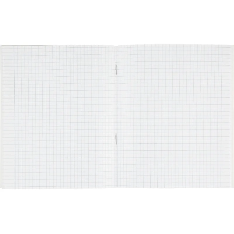 Тетрадь общая А5 48л Attache Градиент Бирюза клетка, 65г, скрепка, УФ-лак