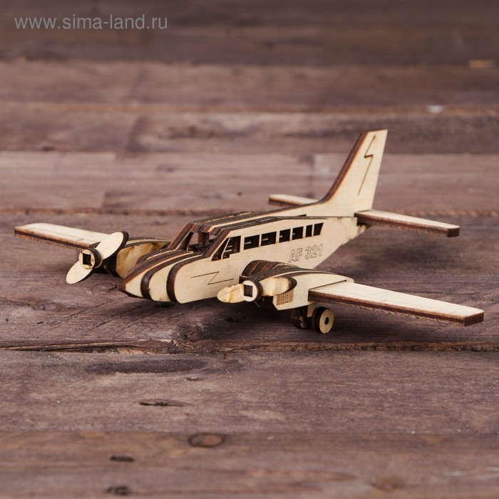 Деревянный конструктор. Cборная модель «Самолёт. CESSNA» Деревянный конструктор. Cборная модель «Самолёт. CESSNA»