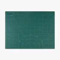 Мат для резки, двусторонний, 60&times;45 см, А2, зелёный