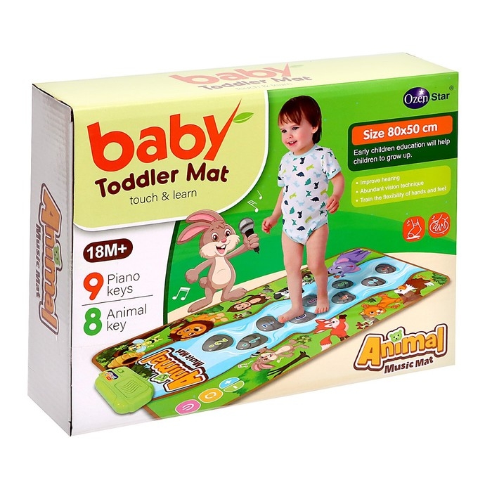 Музыкальный коврик «Первые шаги», 80 см Музыкальный коврик «Первые шаги», 80 см