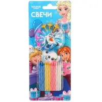 Набор свечей для торта, 24 шт, Холодное сердце