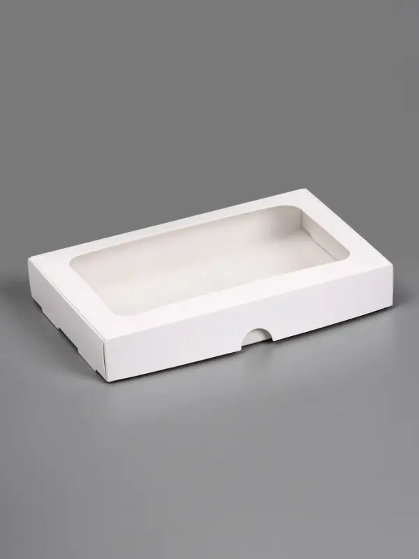 Подарочная коробка под плитку Дубайского шоколада, складная, белая, 18×11×2.7 см Подарочная коробка под плитку Дубайского шоколада, складная, белая, 18×11×2.7 см
