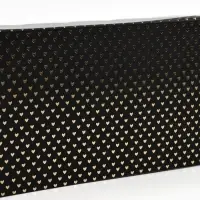 Коробка для печенья с прозрачной крышкой Love you, тиснение, 21&times;10.5&times;3 см