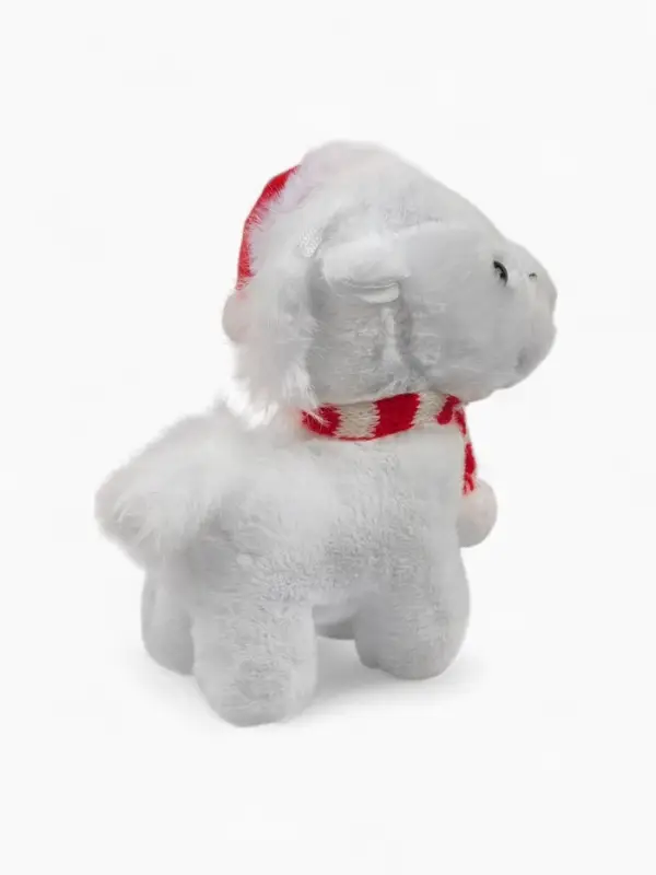 POMPOSHKI мягкая игрушка Лошадка, в шапочке, белая POMPOSHKI мягкая игрушка Лошадка, в шапочке, белая