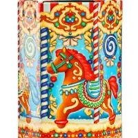 Подарок в картонной упаковке ПРЯНИЧНАЯ КАРУСЕЛЬ 1000 гр