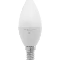 Лампа светодиодная TANGO, С37, 11 Вт, E14, 1045 Лм, 3000K, IP20, свечение тёплое белое, матовое стек