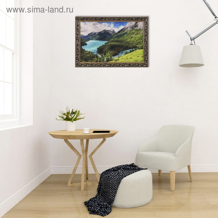 Гобеленовая картина Гобеленовая картина "Горное озеро" 44*64 см