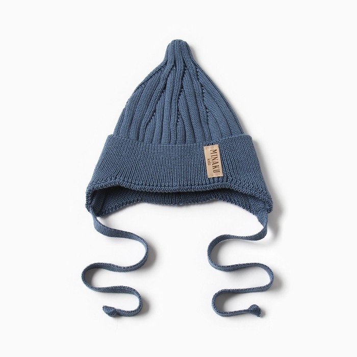 Шапка детская MINAKU р-р 42-44, цвет синий Шапка детская MINAKU р-р 42-44, цвет синий