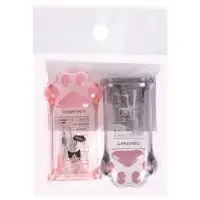 Точилки с контейнером &laquo;Лапка&raquo;, набор 2 штуки, МИКС