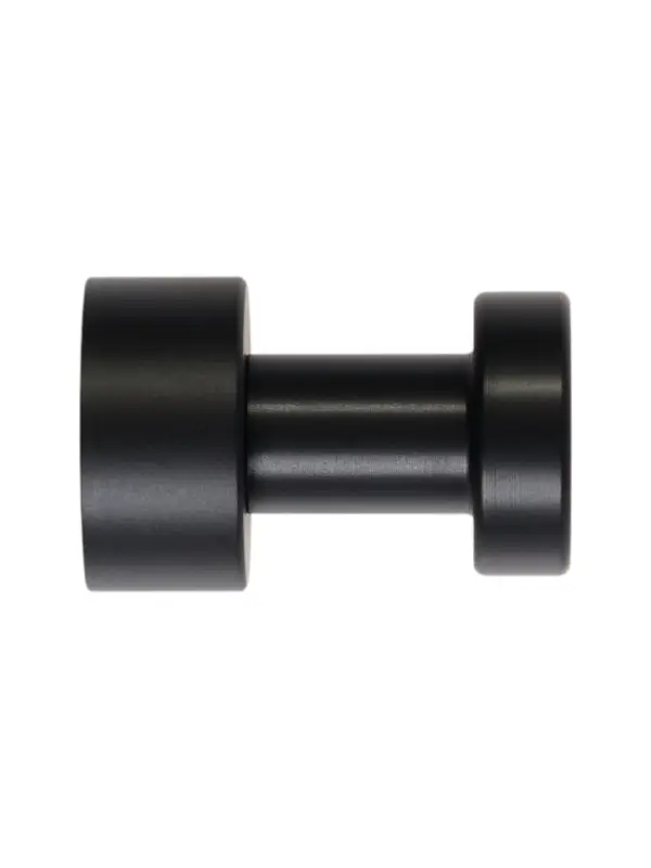 Крючки мебельные CAPPIO TKD033, однорожковый, цвет черный, набор 2 шт