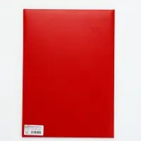 Папка адресная бумвинил А4 (пухлая) "Выпускнику" красная