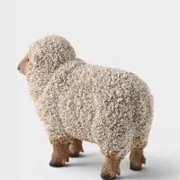 Фигурка декоративная &laquo;Кудрявая овечка Алтайская&raquo;, полистоун, 17&times;8&times;13.7 см