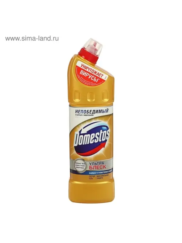 Средство чистящее для унитаза Domestos &laquo;Ультра блеск&raquo;, 1 л