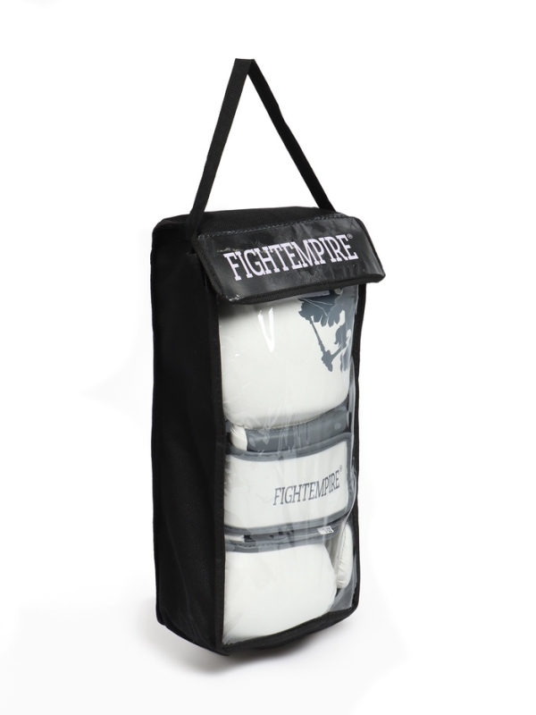 Боксерские перчатки FIGHT EMPIRE, PRIDE, белые, размер 12 oz