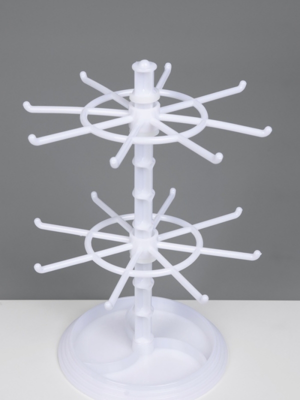 Подставка для украшений Подставка для украшений "Карусель" универсальная, 16*16*28 см, цвет белый