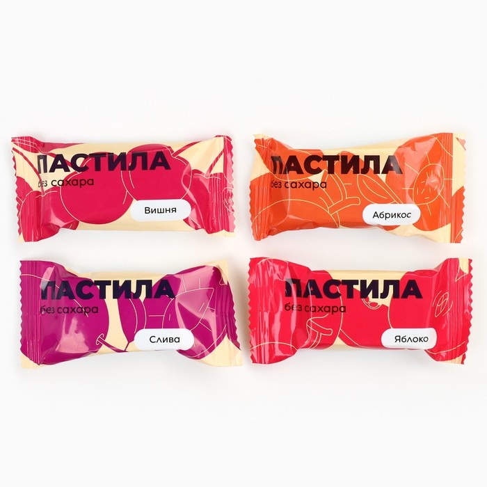 Пастила «Вишня, Яблоко, Абрикос, Слива», 500 г. Пастила «Вишня, Яблоко, Абрикос, Слива», 500 г.