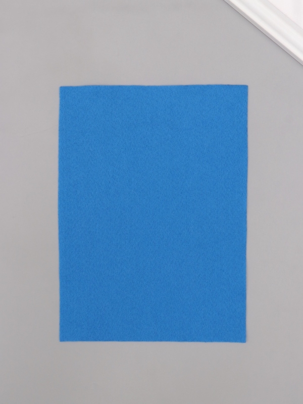Фетр мягкий 1.5 мм Фетр мягкий 1.5 мм "Синий" набор 4 листа 15х20 см