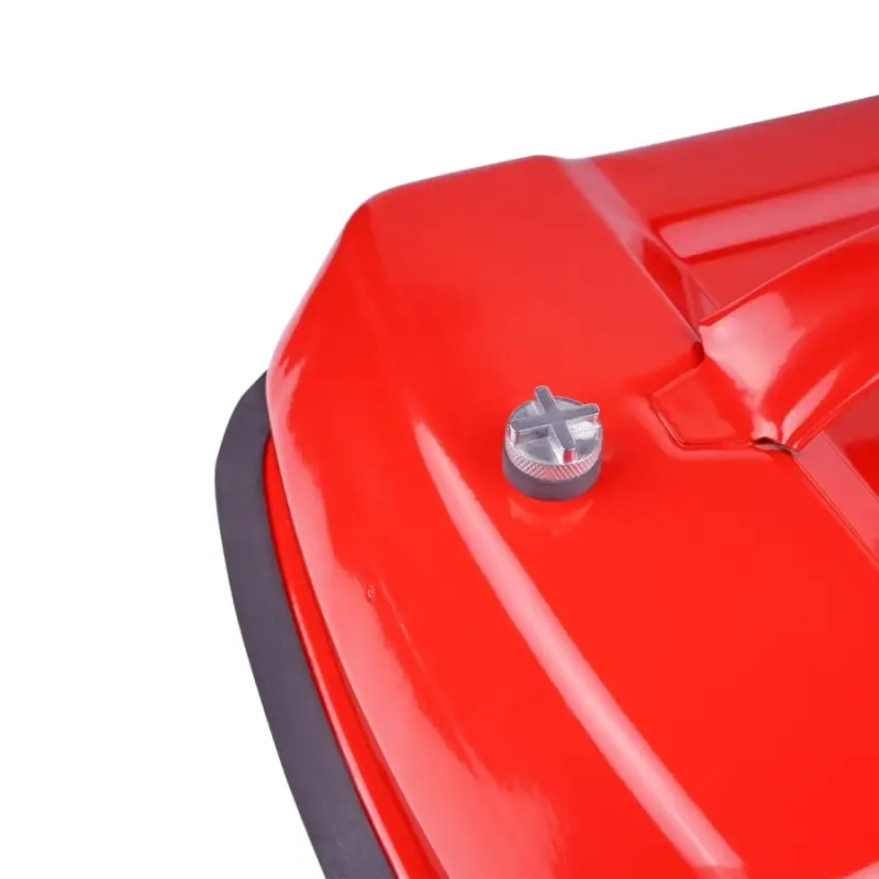 Канистра топливная металлическая горизонтальная 10 Л (красная) AVS HJM-10