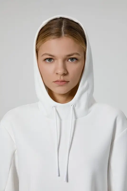 Худи унисекс Begi, молочно-белое, размер XS Худи унисекс Begi, молочно-белое, размер XS