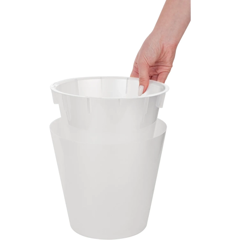 Горшок для цветов Фиджи Орхид D230 мм/5 л белый перламутровый,ING1559БЛПЕРЛ