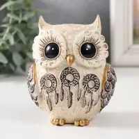 Сувенир полистоун "Совушка с ловцами снов" 9х6,3х10,5 см Сувенир полистоун "Совушка с ловцами снов" 9х6,3х10,5 см