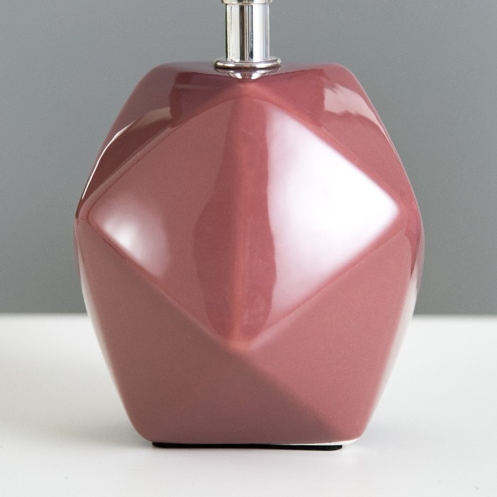 Настольная лампа Настольная лампа "Салнес" Е14 40Вт бордовый 13х13х25 см RISALUX