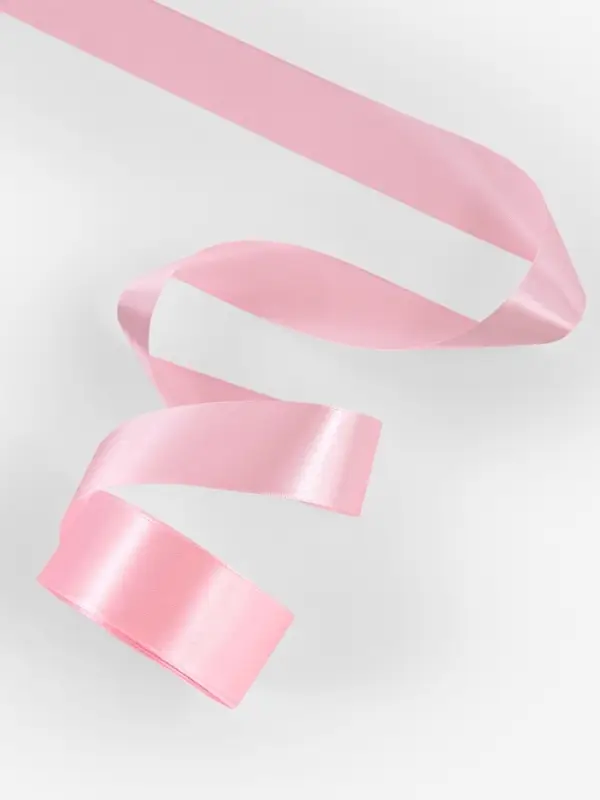 Лента атласная, 40 мм, 23&plusmn;1 м, пастельно-розовая