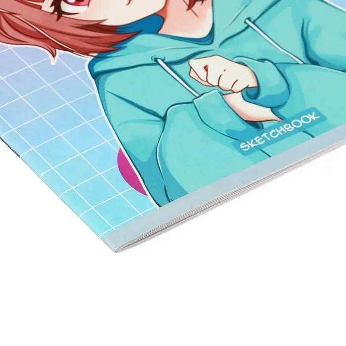 Тетрадь для скетчей А5, 16 листов Girl, обложка мелованный картон, блок 100 г/м² Тетрадь для скетчей А5, 16 листов Girl, обложка мелованный картон, блок 100 г/м²