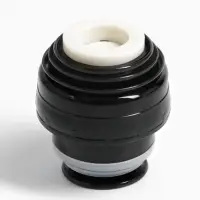 Термос гильза Мастер К, 500 мл, 24&times;7 см, с кружкой, с помпой, сохраняет тепло 10 ч, нержавеющая сталь, чёрный