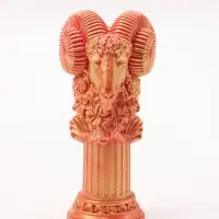 Фигурка декоративная &laquo;Баран на пьедестале&raquo;, 15&times;7 см, красная