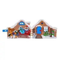 Развивающая книжка из фетра &laquo;Домик Дедушки Мороза&raquo;