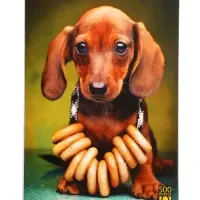 Пазл 500 эл. "Щенок таксы" 91073