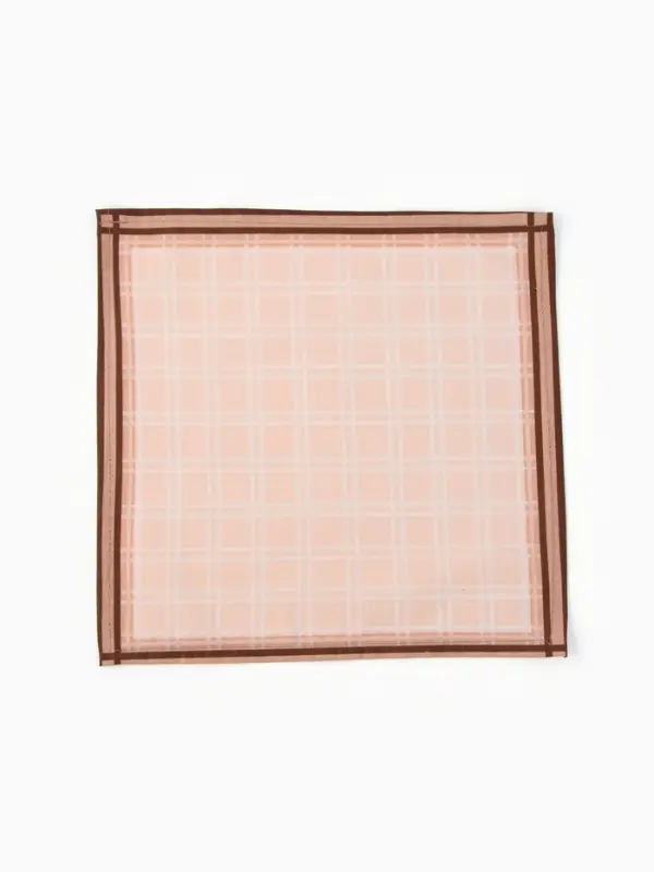 Платки носовые мужские Этель 30*30 см,(набор 12 шт,) цв. коричневый, рис. МИКС, 100% хл