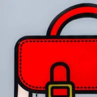 Пакет подарочный, &laquo;Портфель&raquo;, с zip-lock застежкой, 20&times;19+6 см