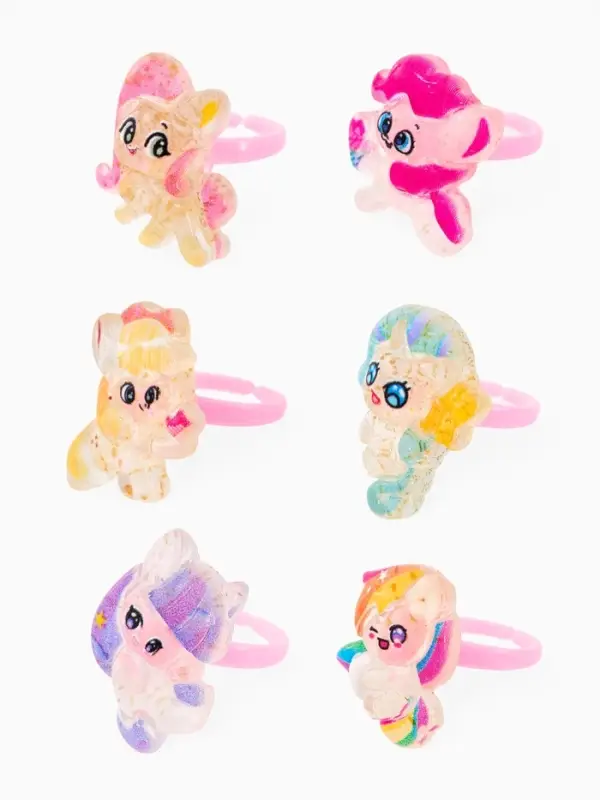 Кольцо «Выбражулька» пони, форма МИКС, цветное, безразмерное Кольцо «Выбражулька» пони, форма МИКС, цветное, безразмерное