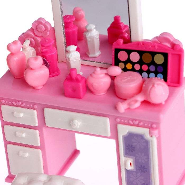 Кукла малышка Парикмахер Lyna с набором мебели и аксессуарами, МИКС Кукла малышка Парикмахер Lyna с набором мебели и аксессуарами, МИКС