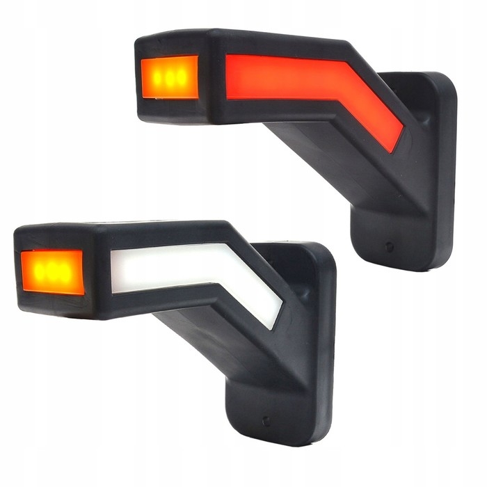 Боковой сигнальный маркер, с сигналом поворота, универсальный, 6000 К, 22 х 10 х 4 см, 2 шт Боковой сигнальный маркер, с сигналом поворота, универсальный, 6000 К, 22 х 10 х 4 см, 2 шт