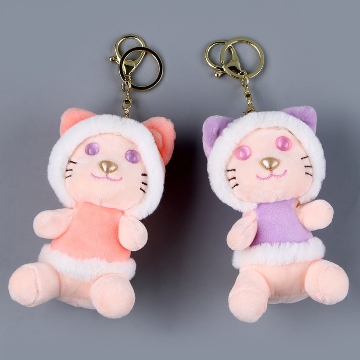 Мягкая игрушка «Котик», 13 см, цвета МИКС Мягкая игрушка «Котик», 13 см, цвета МИКС