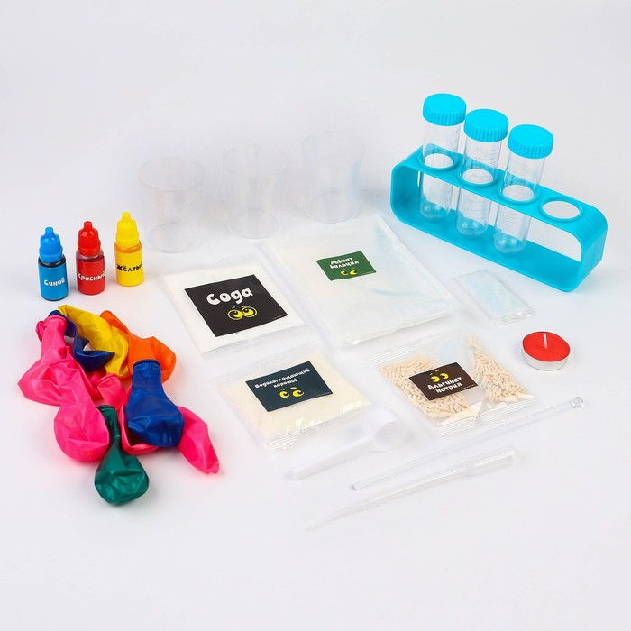 Набор для опытов Фиксики «Фикси опыты. Большой набор», 12 опытов, друзья Набор для опытов Фиксики «Фикси опыты. Большой набор», 12 опытов, друзья