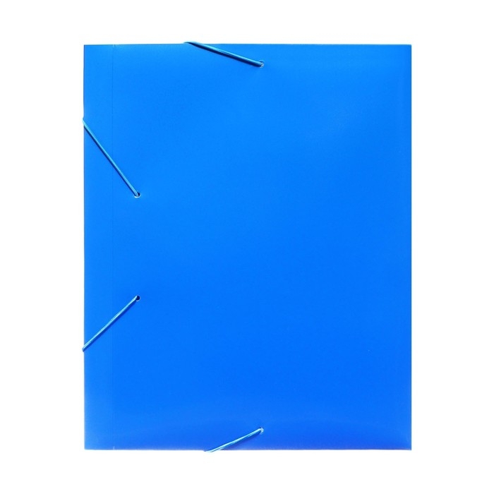 Папка-короб на резинке А4, 500мкм, Calligrata, корешок 25 мм, до 230 листов, тиснение  Папка-короб на резинке А4, 500мкм, Calligrata, корешок 25 мм, до 230 листов, тиснение "песок", синяя