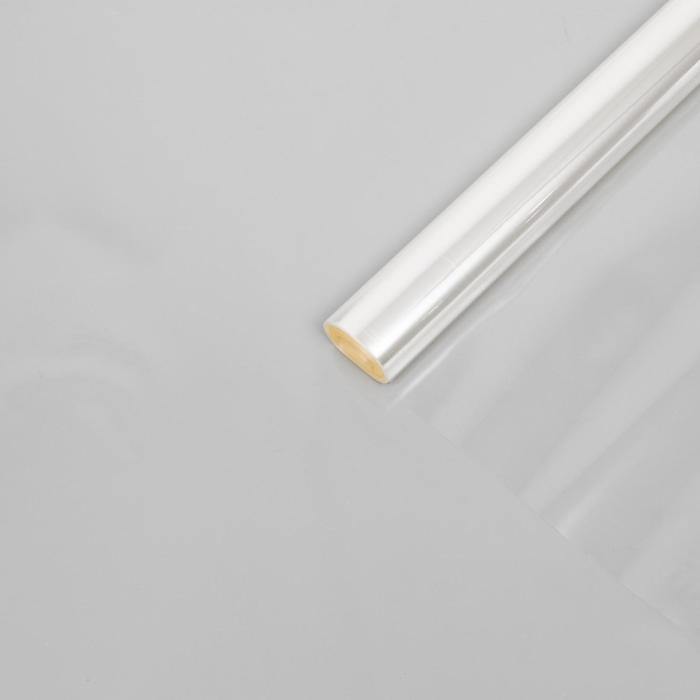 Плёнка для цветов прозрачная 0,6 х 18,6 м, 400 г, 40 мкм Плёнка для цветов прозрачная 0,6 х 18,6 м, 400 г, 40 мкм