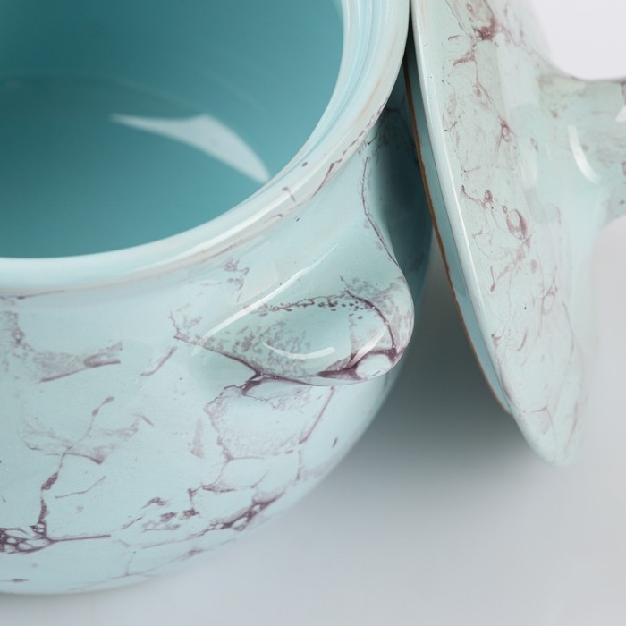 Горшок керамический для запекания  Горшок керамический для запекания "Пиканто" 0,65л / 12,5х11,5см, романтика